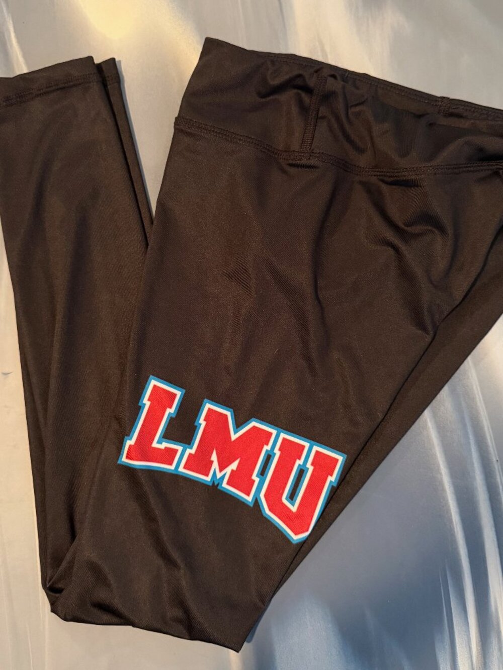 NWT Black "Game Day" Spiritwear Leggings:  Loyola Marymount University - Size XS